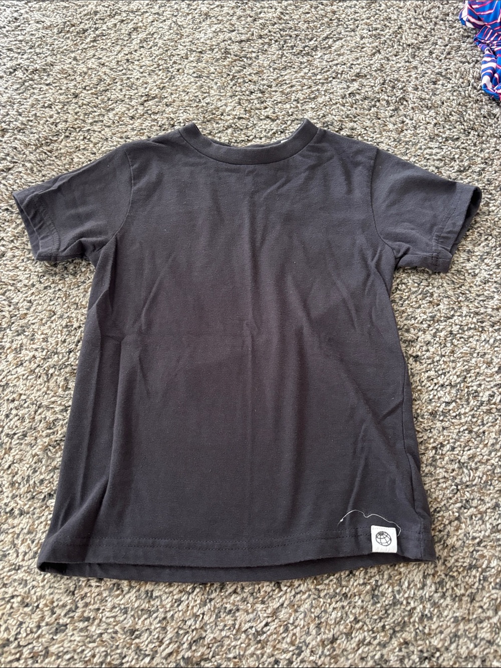 Classic Charcoal Short Sleeve Tee for Kids